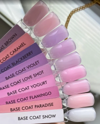 ONE NAIL   База камуфлирующая эластичная  (легкие в снятии)  Base   LOVE SHOT   15мл