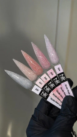 NAIL REPUBLIC   Гель  для моделирования самовыравнивающийся светоотражающий   Gel   NUDE FLASH   #254   15г