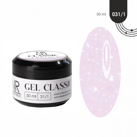 NAIL REPUBLIC   Гель  для моделирования самовыравнивающийся с шиммером   Gel   CLASSIC   #31   50г