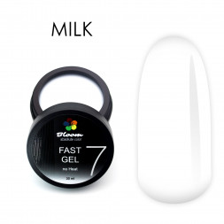 BLOOM   Gel FAST   #07   30мл   Гель для моделирования молочный