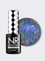 NAIL REPUBLIC   CAT   #080   Ranbow Flash   10мл   Гель-лак кошачий глаз