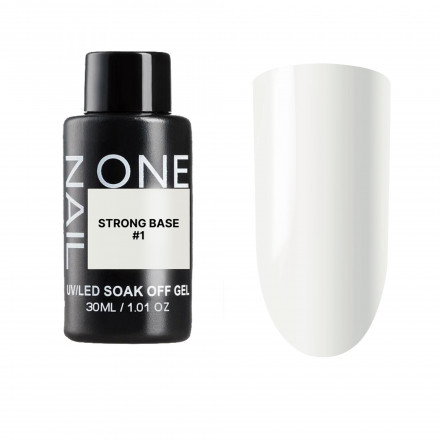 ONE NAIL   Base STRONG #01   30мл (бутылка)   База камуфлирующая густая