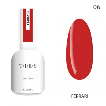 TIES   Гель-лак  10мл  FERRARI   #006   (СНЯТО)