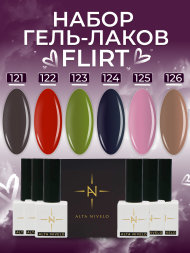 ALTA NIVELO Гель-лак 10мл FLIRT #122