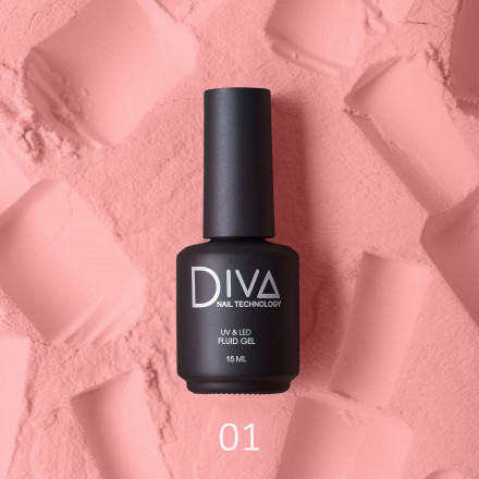 DIVA   Гель-лак   15мл   #01   (СНЯТО)