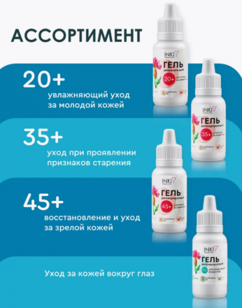 INKI   Гель регенерирующий для ухода за кожей вокруг глаз    15мл