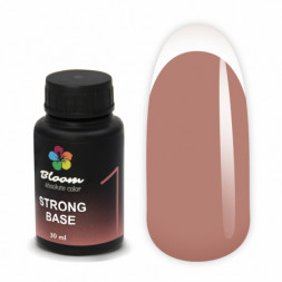 BLOOM   Base Strong COVER   #01   30мл (бутылка)   База камуфлирующая жесткая